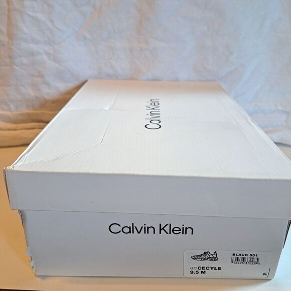 Calvin Klein KC Cecyle Black White Sneaker Athletic Shoe Women's 9.5M New In Box - Picture 10 of 15